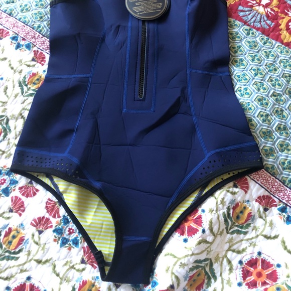 Duskii NEW 1mm Neoprene Surfsuit Swimsuit Ciara Blue M $285 - Picture 7 of 12